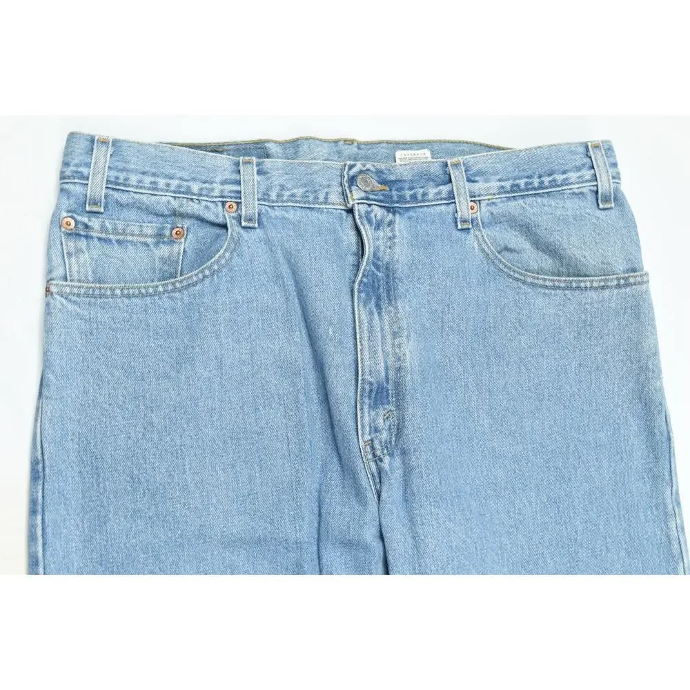 Vintage Levis 505 Jeans Mens 38x30 (36x30) Blue Straight Leg Regular Fit Cotton